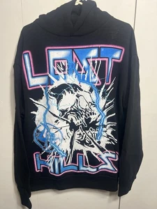 Lost Hills LH20011 Hoodie Schwarz Gr: Large Brandneu Blau Pink - Bild 1 von 14