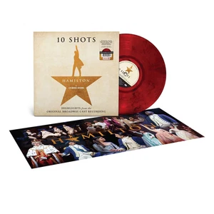 Hamilton 10 Shots Soundtrack Lin-Manuel Miranda Limited Red Color Vinyl + Poster - Picture 1 of 1