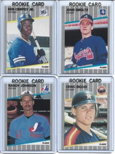 1989 Fleer Complete Baseball Set 1-660 (Griffey/R.Johnson/Smoltz RC) W/Stickers - Picture 1 of 6