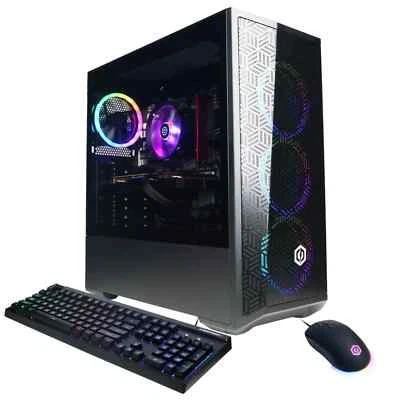 CyberPowerPC GMA6900WST GamingPC Ryzen 5 7600 3.8GHz AMD Radeon RX 7600 8GB 16GB - Image 1 of 4
