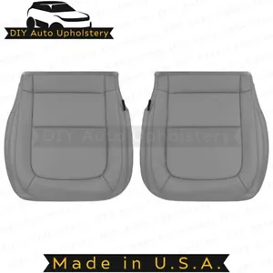 2015 to 2022 Fits GMC Canyon SLT Driver & Passenger Bottoms Vinyl Cover Gray - Picture 1 of 8