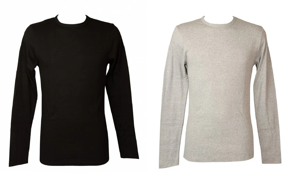 RAGNO T-shirt uomo eco cotone caldo cotone manica lunga girocollo sottogiacca it - Immagine 1 di 1