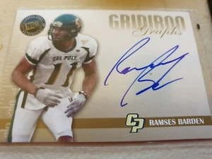 2009 Press Pass Rookie Autograph card Ramses Barden. New York Giants - Picture 1 of 1