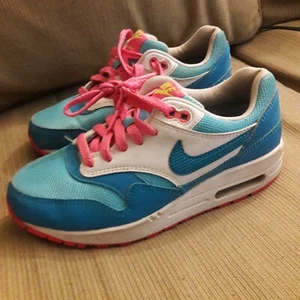 Air Max  Pink Blue running shoes - Picture 1 of 5