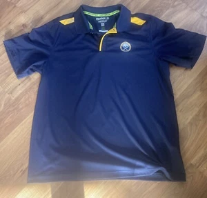 Buffalo Sabres NHL Reebok Center Ice Collection Mens Shirt Size XL Color Blue - Picture 1 of 5
