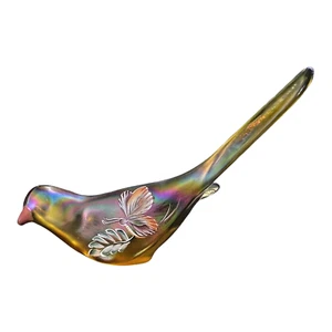 Vintage Fenton Iridescent Bird of Happiness Signed And Numbered 1010 - Picture 1 of 6