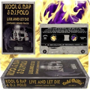 •KOOL G. RAP & D.J. POLO ~ LIVE AND LET DIE• ~1992 OG PRESSING~ (CASSETTE TAPE) - Picture 1 of 7
