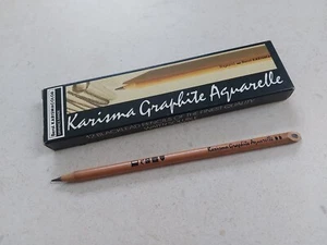 12 Berol Karisma Pencils Blacklead Graphite Aquarelle RARE Vintage UK Graphics - Picture 1 of 11