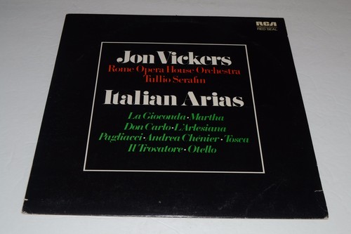 Jon Vickers~Rome Opera House Orchestra~Italian Arias~RCA LSB4106~FAST ...