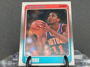 1988 Fleer Isiah Thomas #45 Detroit Pistons HOF NM-MT