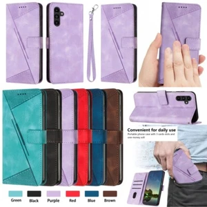 For Samsung Galaxy A15 A55 A05 A33 PU Leather Wallet Case Flip Card Holder Stand - Picture 1 of 58
