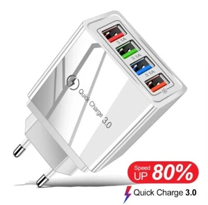 chargeur multi usb 4 ports 5v / 3 A universel 5 couleurs - Afbeelding 1 van 8