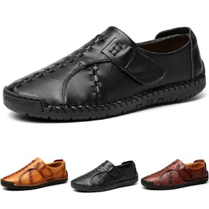 Men's Leisure Leather Shoes Pumps Slip on British Driving Breathable Non-slip Sz