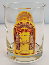Kahlua Liqueur 4” Drink Glass Double Sided
