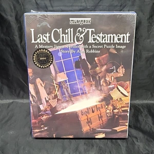 LAST CHILL AND TESTAMENT Be Puzzled Mystery Jigsaw 1000 Piece Puzzle 1993 - Picture 1 of 3