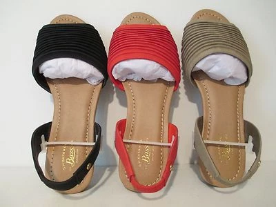 Bass Womens Cadence Semi Nubuck Slingback Elastic Goring Sandal(3 colors)Size 6  - Image 1 of 4