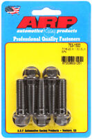 Set of 5 ARP 721-1000 Stainless Steel 1/4-28 Fine RH Thread 1.000 UHL 6-Point Bolt with 5/16 Socket and Washer, 