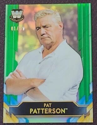 Pat Patterson 2020 Topps Chrome WWE #d 01/99 Green Big Legends BL-16  - Image 1 of 4