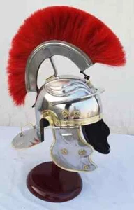 Roman Imperial Centurion Helmet with Red Plume - Picture 1 of 5