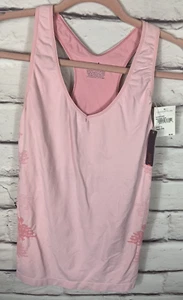 Neu mit Etikett Zella Damen-Tanktop Größe L Brooke rosa Blumenmuster tailliert - Bild 1 von 5