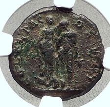 MACRINUS Original Ancient Deultum Thrace Roman Coin ANDROMEDA PERSEUS NGC i72673