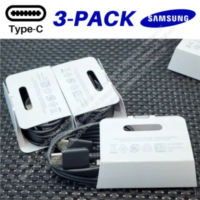 Paquete de 3 cables USB-C a tipo C cargadores rápidos PD lote para Samsung Note10 cable de carga Foto 1 de 4