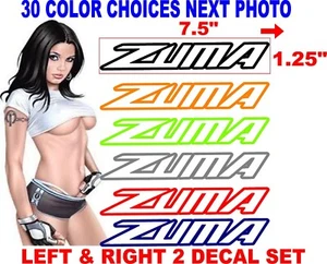 Zuma Replacement Decals Yamaha Sticker Kit Fairing moped scooter 30 COLOR OPTION - Picture 1 of 2