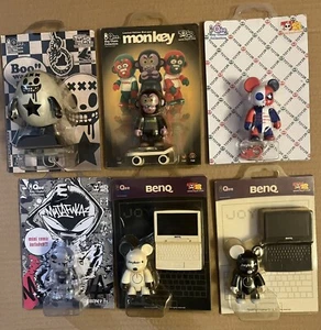 "Lote de 6 nuevos juguetes cardados 2,5"" Qee incluye mono Halloween, Mutafukaz, BenQ" - Imagen 1 de 7