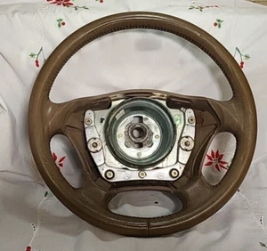 98-05 Mercedes W163 ML430 ML500 Steering Wheel Tan Beige Factory OEM - Picture 1 of 17