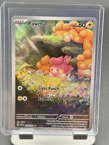 Pokémon TCG Pawmi Scarlet & Violet: Paldean Fates 226/091 Holo Illustration Rare - Picture 1 of 2