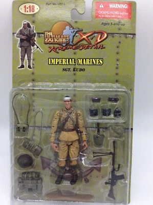 21st Ultimate Soldier XD 1:18 Figure WWII Japanese IMPERIAL MARINES Sgt.Kudo - Image 1 of 3