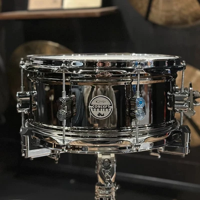 PDP Black Nickel Over Steel Snare Drum 13x6.5''   #1238 - Image 1 of 4
