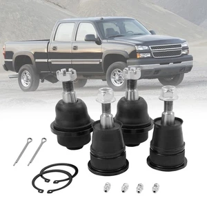 Front Upper & Lower Ball Joints for Chevy GMC Silverado Sierra 2500 3500 HD H2 - Picture 1 of 17