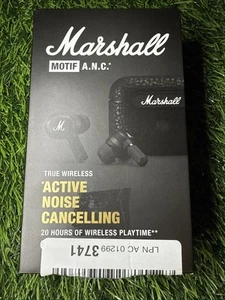 Marshall Motif True Wireless Noise Canceling Headphones In Ear Black - Photo 1 sur 4