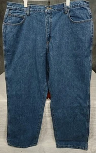 Neu mit Etikett Red Head Co blaue Herrenjeans lockere Passform Größe 42 x 30 Stone Wash - Bild 1 von 7