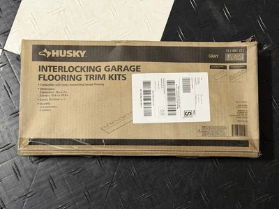 Husky Commercial Garage Flooring Trim Kit Gray  - Image 1 of 2