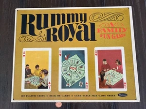Juego de cartas completo vintage Whitman Rummy Royal Table Top Family (Poker) - Imagen 1 de 23