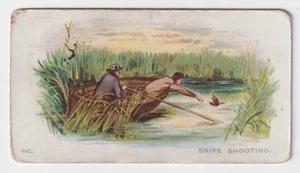 Cigarette Card - British Sport Series (C.W.S.) - #46 Snipe Shooting - Picture 1 of 2