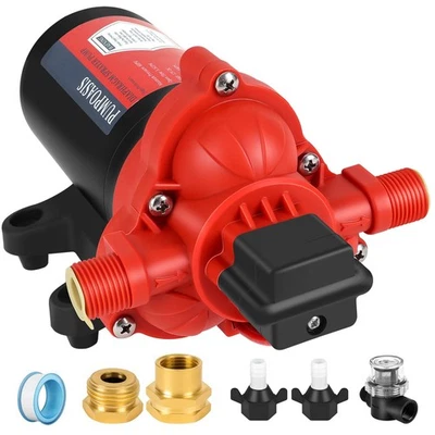 Bomba 12V, 5.5gpm-10amp-60psi, Resistente a Químicos y Corrosión, Compatible con... Foto 1 de 4