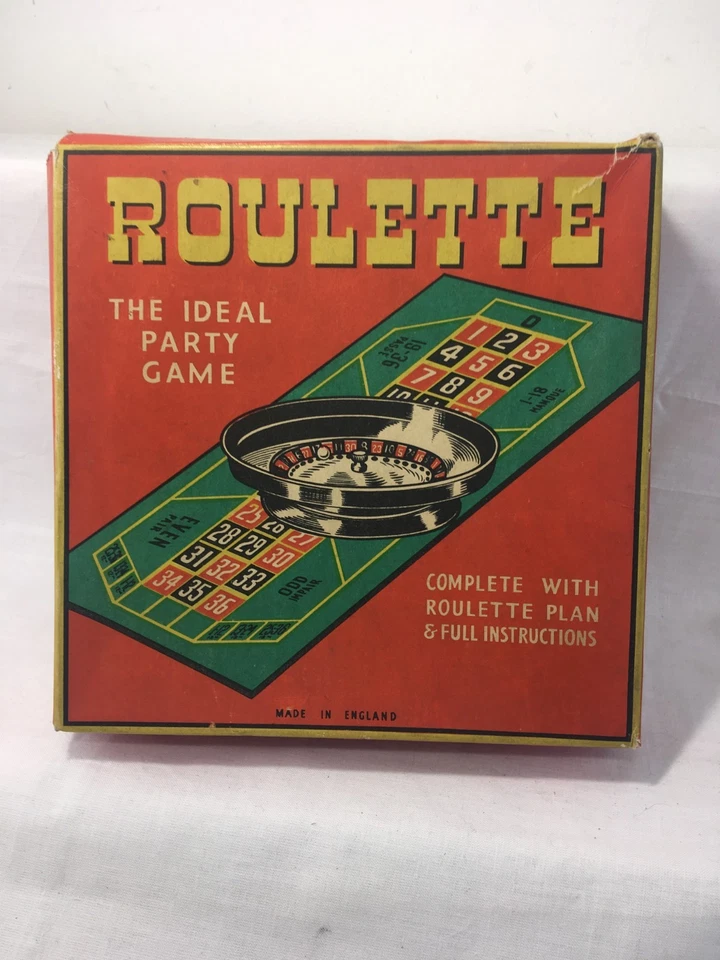 Vintage Roulette Game - Boxed With Instructions Etc Chad Valley 1950s (H12) - Image 1 of 4