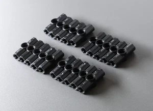 LEGO Technic: 20x Axle & Pin Connector #2, negro - Imagen 1 de 1