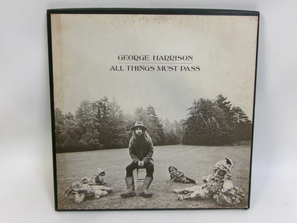 GEORGE HARRISON - All Things Must Pass - 3 LP 1st Box Apple STCH 639 Poster RARE - Image 1 of 2