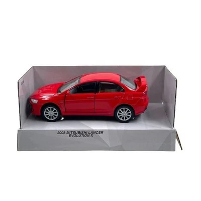 Modellino Auto Kinsmart 1/32 Mitsubishi Lancer Evolution X Red - Immagine 1 di 2