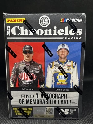 2022 Panini Chronicles RACING - BLASTER BOX - FACTORY SEALED - 1 AUTO/MEM - QTY! - Image 1 of 4