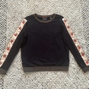 Maison Scotch and Soda The Peaks Satin Sleeve Stars And Roses Womens Small - Picture 1 of 5