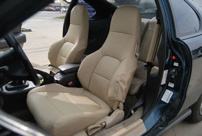 FUNDAS DE ASIENTO PARA TOYOTA SUPRA CUPÉ 1986-92 IGGEE S. CUERO AJUSTE PERSONALIZADO 13 COLORES Foto 1 de 4