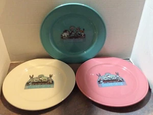 Fiesta 3 Homer Laughlin Warner Bros Looney Tunes Luncheonette Plates - Picture 1 of 9