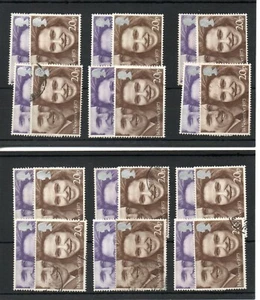 GB Commems, - all'ingrosso - 1973 - Royal Wedding - dodici set - cancellazioni fini - Foto 1 di 1