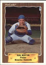 1990 Waterloo Diamonds ProCards #2378 Ron Morton