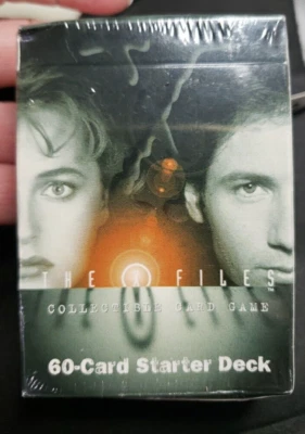 Коллекционная карточная игра X-Files 60 карт стартовая колода 996 премьерная колода новая запечатанная - Изображение 1 из 4